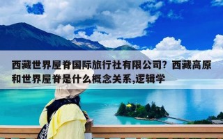 西藏世界屋脊国际旅行社有限公司？西藏高原和世界屋脊是什么概念关系,逻辑学