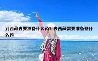 到西藏去要准备什么药？去西藏需要准备些什么药