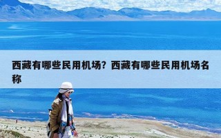 西藏有哪些民用机场？西藏有哪些民用机场名称