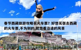 春节西藏旅游攻略买火车票？好想买张去西藏的火车票,不为别的,就想看沿途的风景