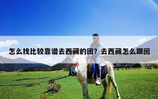 怎么找比较靠谱去西藏的团？去西藏怎么跟团