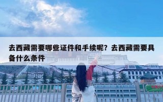 去西藏需要哪些证件和手续呢？去西藏需要具备什么条件