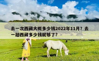 去一次西藏大概多少钱2022年11月？去一趟西藏多少钱就够了?