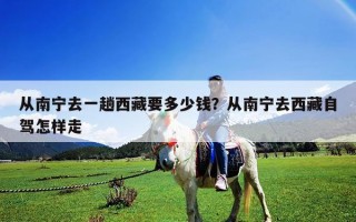 从南宁去一趟西藏要多少钱？从南宁去西藏自驾怎样走