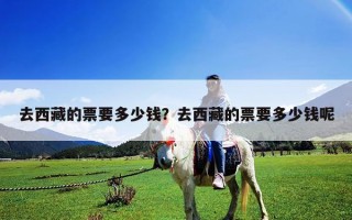 去西藏的票要多少钱？去西藏的票要多少钱呢