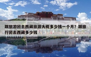 跟旅游团去西藏旅游大概多少钱一个月？跟旅行团去西藏多少钱