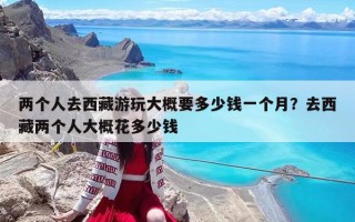 两个人去西藏游玩大概要多少钱一个月？去西藏两个人大概花多少钱
