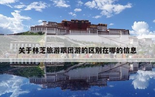关于林芝旅游跟团游的区别在哪的信息