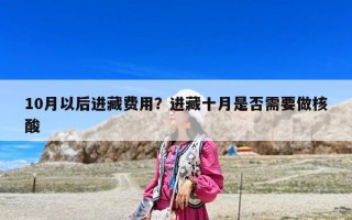 10月以后进藏费用？进藏十月是否需要做核酸