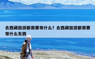 去西藏旅游都需要带什么？去西藏旅游都需要带什么东西