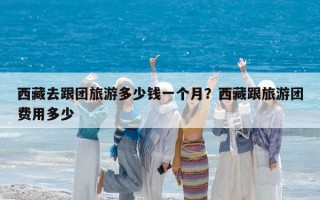 西藏去跟团旅游多少钱一个月？西藏跟旅游团费用多少