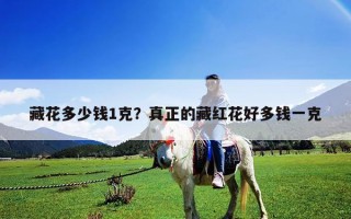 藏花多少钱1克？真正的藏红花好多钱一克