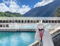 西藏旅游公司有多少家分公司？西藏有哪些旅游公司