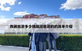 西藏旅游多少钱组团旅游的的简单介绍
