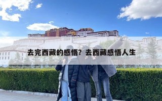 去完西藏的感悟？去西藏感悟人生