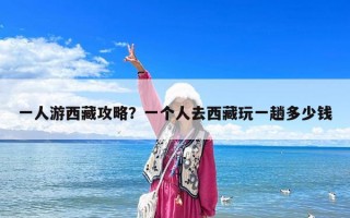一人游西藏攻略？一个人去西藏玩一趟多少钱