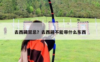 去西藏禁忌？去西藏不能带什么东西