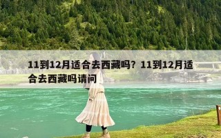 11到12月适合去西藏吗？11到12月适合去西藏吗请问
