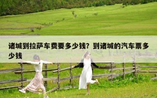 诸城到拉萨车费要多少钱？到诸城的汽车票多少钱