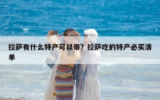 拉萨有什么特产可以带？拉萨吃的特产必买清单
