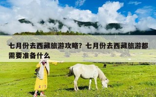七月份去西藏旅游攻略？七月份去西藏旅游都需要准备什么