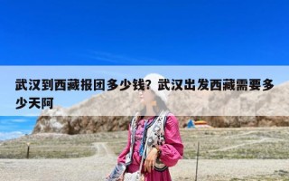 武汉到西藏报团多少钱？武汉出发西藏需要多少天阿