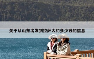 关于从山东出发到拉萨大约多少钱的信息