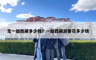 走一趟西藏多少钱？一趟西藏游要花多少钱