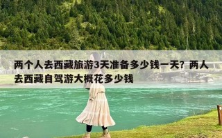 两个人去西藏旅游3天准备多少钱一天？两人去西藏自驾游大概花多少钱