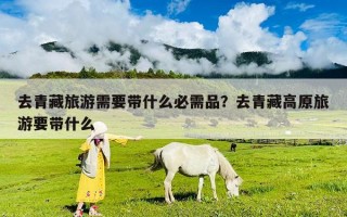去青藏旅游需要带什么必需品？去青藏高原旅游要带什么