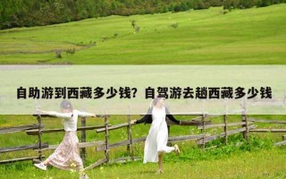 自助游到西藏多少钱？自驾游去趟西藏多少钱