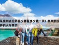从泉州去拉萨最少要花多少钱一天？泉州到拉萨的火车票价