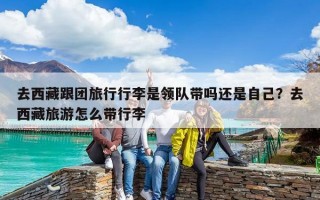 去西藏跟团旅行行李是领队带吗还是自己？去西藏旅游怎么带行李