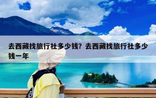 去西藏找旅行社多少钱？去西藏找旅行社多少钱一年