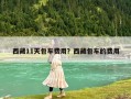 西藏11天包车费用？西藏包车的费用