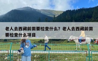 老人去西藏前需要检查什么？老人去西藏前需要检查什么项目
