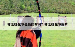 林芝桃花节是最佳时间？林芝桃花节图片