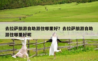 去拉萨旅游自助游住哪里好？去拉萨旅游自助游住哪里好呢