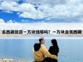 去西藏旅游一万块钱够吗？一万块自驾西藏