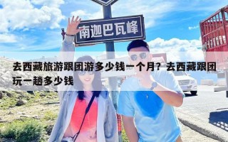 去西藏旅游跟团游多少钱一个月？去西藏跟团玩一趟多少钱