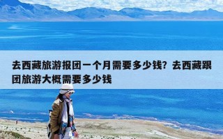去西藏旅游报团一个月需要多少钱？去西藏跟团旅游大概需要多少钱