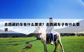 去西藏的车有什么要求？去西藏车子有什么要求