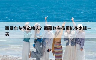 西藏包车怎么找人？西藏包车带司机多少钱一天