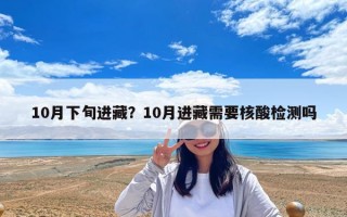 10月下旬进藏？10月进藏需要核酸检测吗