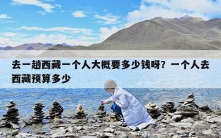 去一趟西藏一个人大概要多少钱呀？一个人去西藏预算多少