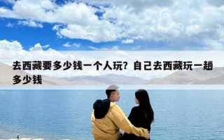 去西藏要多少钱一个人玩？自己去西藏玩一趟多少钱