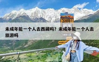 未成年能一个人去西藏吗？未成年能一个人去旅游吗