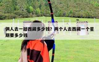 俩人去一趟西藏多少钱？两个人去西藏一个星期要多少钱