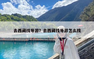 去西藏找导游？去西藏找导游怎么找