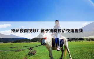 拉萨夜雨视频？笛子独奏拉萨夜雨视频